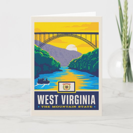 State Pride | West Virginia Kaart (Voorkant)
