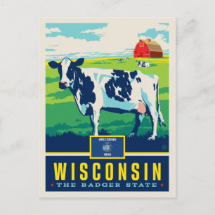 State Pride   Wisconsin Briefkaart