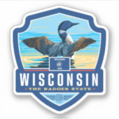 State Pride | Wisconsin Sticker (Voorkant)