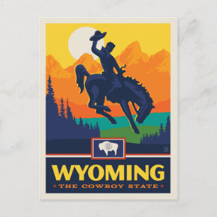 State Pride   Wyoming Briefkaart