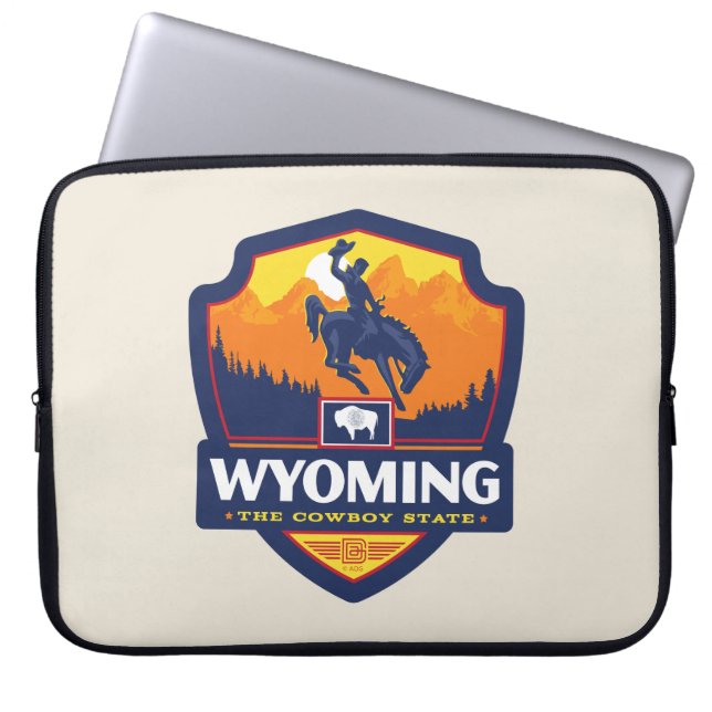 State Pride | Wyoming Laptop Sleeve (Voorkant)