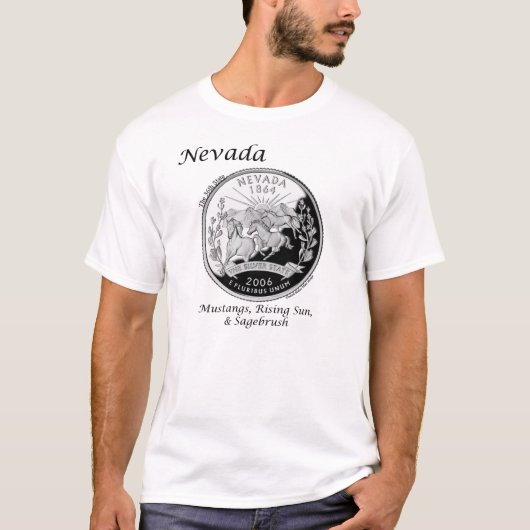 State Quarter - Nevada T-shirt (Voorkant)