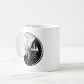 State Quarter van Illinois Reverse Side Faux Koffiemok (Voorkant links)