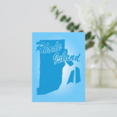 State Rhode Island Briefkaart (Staand voorkant)