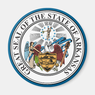 State Seal of Arkansas Magneet