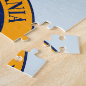 State Seal of California. Legpuzzel (Zijkant)