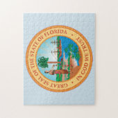 State Seal of Florida. Legpuzzel (Verticaal)