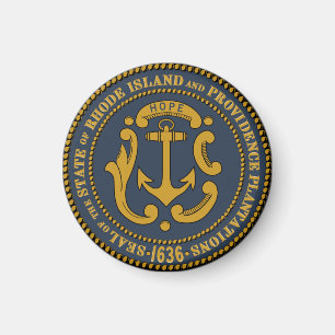 State Seal of Rhode Island Magneet