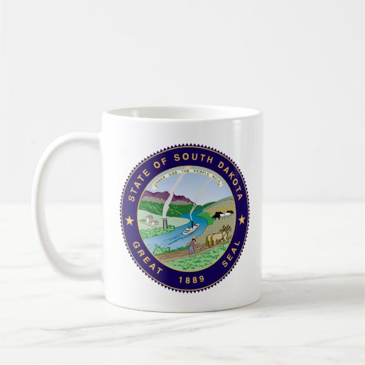 State Seal of South Dakota Koffiemok (Links)