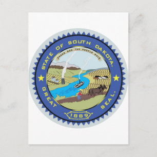 State Seal South Dakota Briefkaart