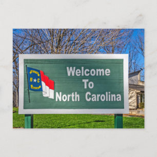 State Sign North Carolina Briefkaart