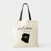 State Silhouette Wedding Welkom Tas | Arizona (Voorkant)