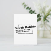 State Slogan North Dakota Briefkaart (Staand voorkant)