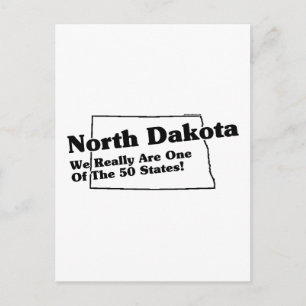 State Slogan North Dakota Briefkaart
