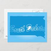 State South Dakota Briefkaart (Voorkant / Achterkant)