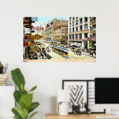 State Street, Chicago, Illinois 1905 Poster (Thuiskantoor)