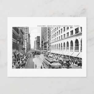 State Street, Chicago, Illinois Briefkaart