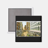 State Street, Chicago, Verenigde Staten Magneet (Voorkant / Achterkant)