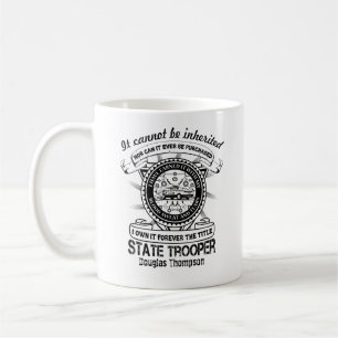 State Trooper Badge Quote Aangepast Koffiemok