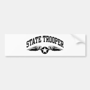 State Trooper Bumpersticker