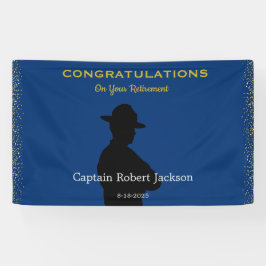State Trooper Highway Patrol Retirement Banner