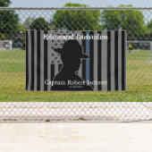 State Trooper Highway Patrol US Flag Retirement Spandoek (Insitu)