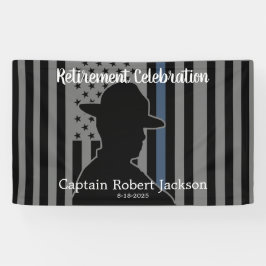 State Trooper Highway Patrol US Flag Retirement Spandoek