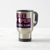 State Trooper Travel Mug 2018 (Insérez Votre Nom) (Devant droit)