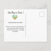 *~* STATE WEST VIRGINIA New Home Address Moving -  Aankondigingskaart (Achterkant)