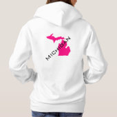 State/Women's Basic Hooded Sweatshirt/Michigan Hoodie (Achterkant)