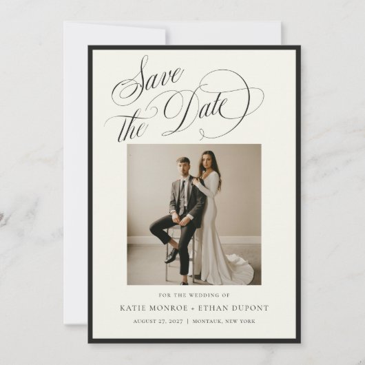 STATELY Wedding Save The Date Photo (Devant)