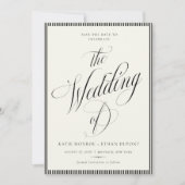 STATELY Wedding Save The Date Photo (Devant)