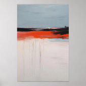 Statement Brushstroke Art - Bold Stroke Art Poster (Voorkant)