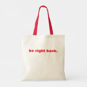 Statement Canvas tas (Achterkant)