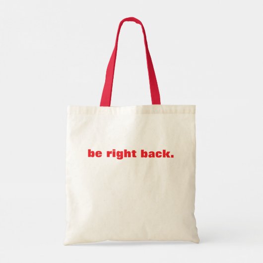 Statement Canvas tas (Achterkant)