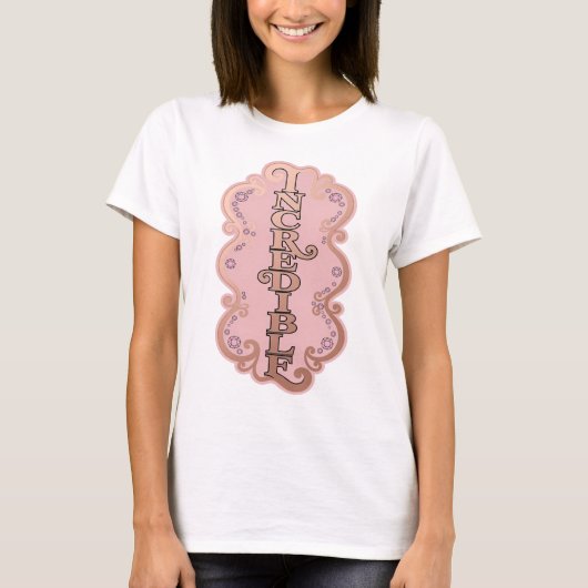 Statement Goud INCREDIBLE Statement Ontwerp T-shirt (Voorkant)