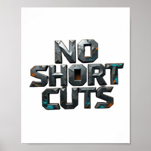 Statement Grijs GEEN SNELWEG Text Design Poster