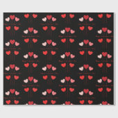 Statement Hearts Wrapping Paper Cadeaupapier (Vlak)