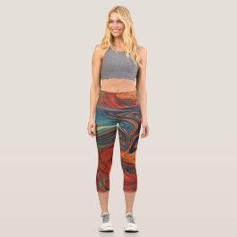 Statement-Making Waterverf Beste Leggings