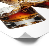 Statement Zilver WHISKY Poster (Hoek)