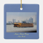 Staten Island Ferry Keramisch Ornament (Achterkant)