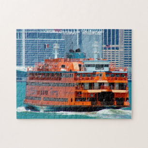 Staten Island Ferry. Kerstgroeten Legpuzzel