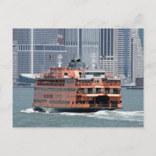 Staten Island Ferry New York Harbor Post Card Briefkaart