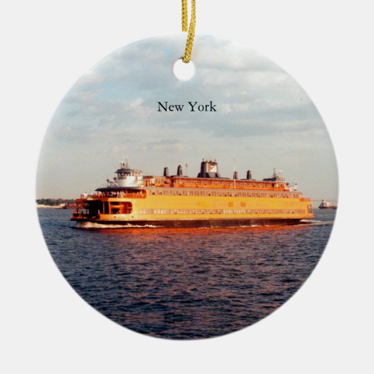 Staten Island Ferry-versiering Keramisch Ornament (Voorkant)