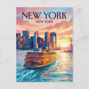 Staten Island Ferry VS Briefkaart