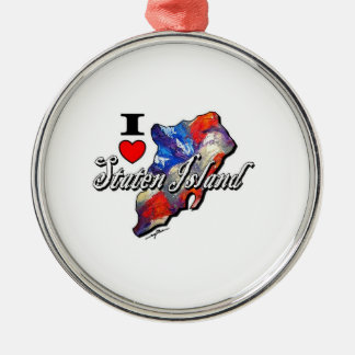 Staten Island kerstversiering Metalen Ornament
