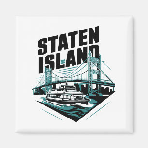 Staten Island New York veerboot Magneet