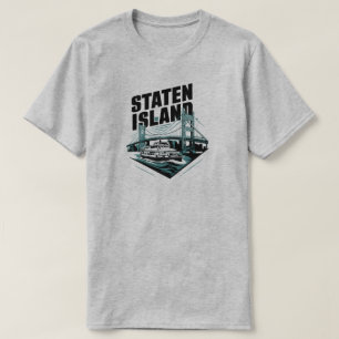 Staten Island New York Veerboot T-shirt