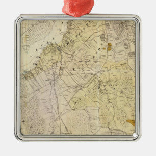 Staten Island North Metalen Ornament