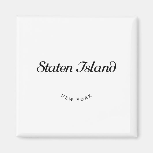 Staten Island NY Magneet (Voorkant)